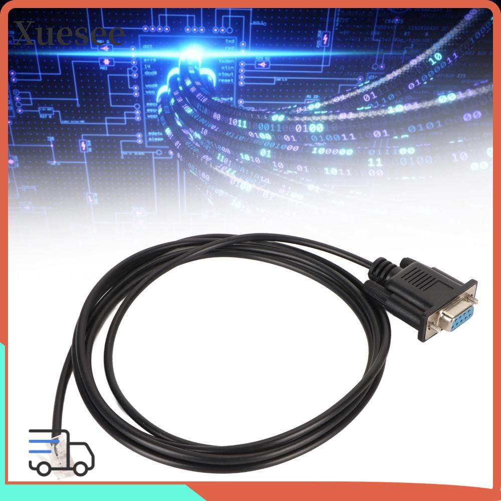 XUESEE RS232 DB9Pin หญิง RJ11 RJ12, หญิง Plug and Play 6P6C LAN, ทนทาน RS232 ถึง RJ11 RJ12 สําหรับ L