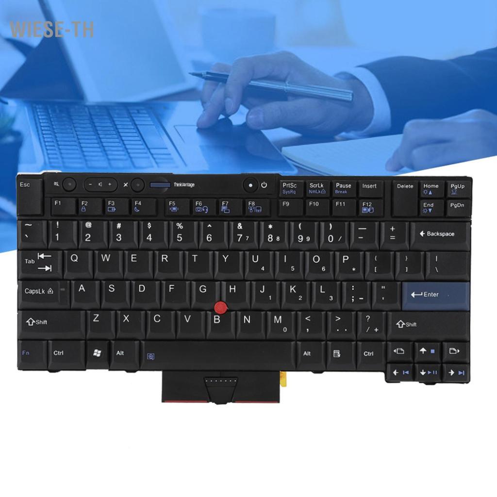 Wiese-th Wiese-th Thin Keyboard สำหรับ M T410/T520/T420/X220/T510/W510 พร้อมความไวสูงและ Ion