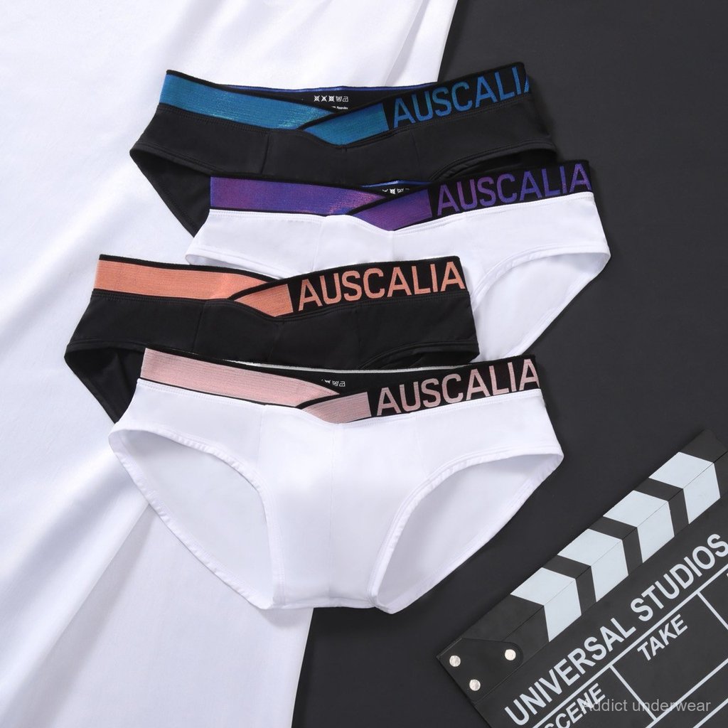 Bikini กางเกงในผู้ชายbikini ดีไซน์ใหม่ สไตล์เซ็กซี่ เรียบรู้ ผ้าไนลอนเกรดดี ลื่น เบาแห้งไว ยืดหยุ่น ใส่สบายทั้งวัน ADD