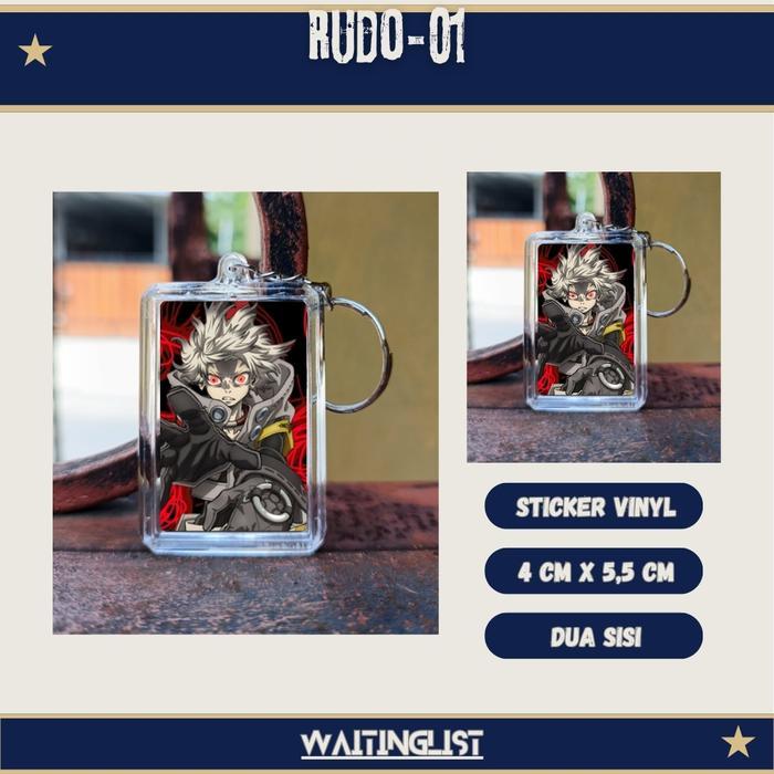 พวงกุญแจ Gantungan Kunci Anime Gachiakuta - Rudo - Enjin - Zangka - Riyo - Jabber - Amo - Remlin - R