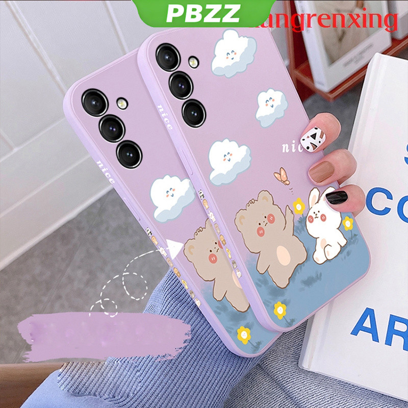 PBZZ เคส samsung a24 4g samsung a34 5g samsung a54 5g เคสโทรศัพท์ ซิลิโคนนิ่ม กันกระแทก สําหรับ samsung a24 4g samsung a34 5g samsung a54 5g YTXX01 น่ารัก ลายการ์ตูน กันกระแทก