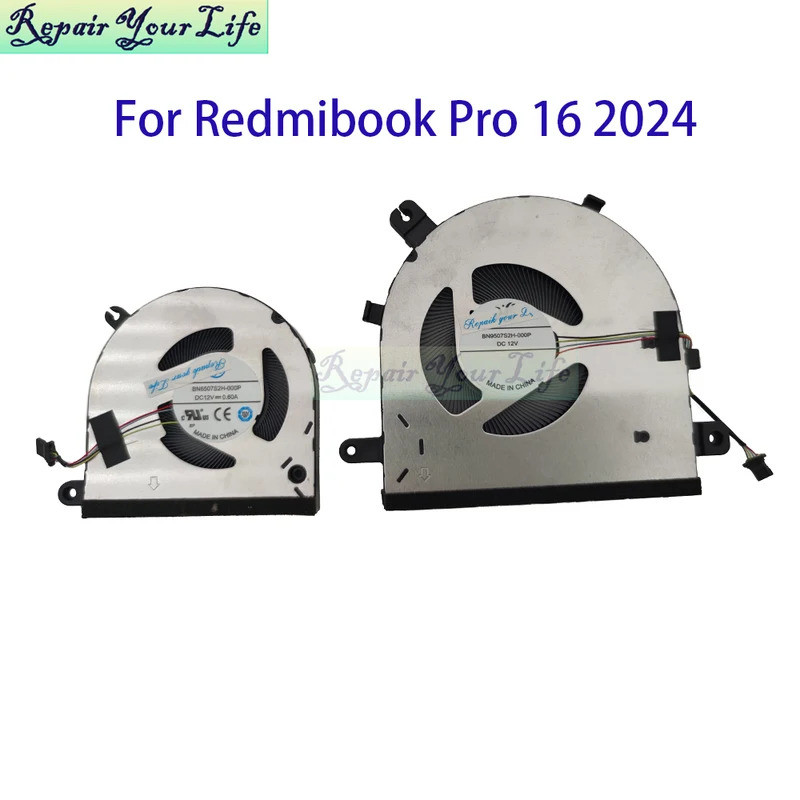 พัดลมระบายความร้อนโน๊ตบุ๊คสําหรับ Xiaomi Redmibook pro 16 Y3519 TM2309 2024 CPU GPU หม้อน้ําระบายควา