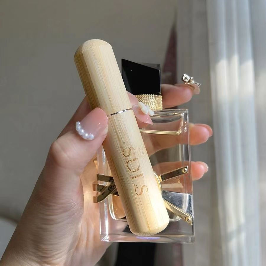 New Product#Perfume bottom refill bottle, high-end bamboo shell direct-fill perfume refill bottle, s