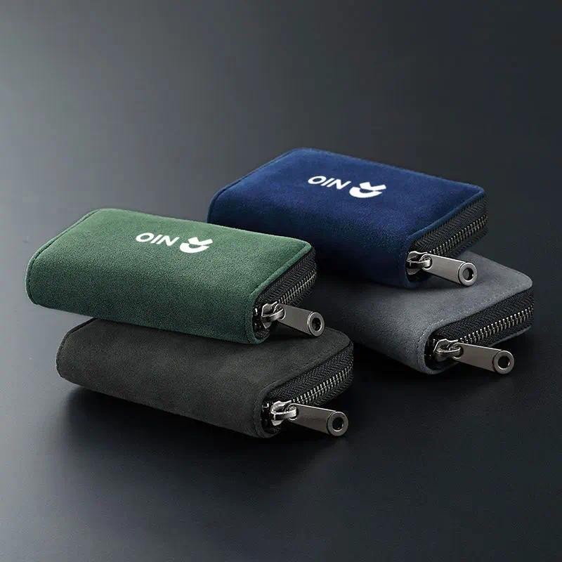 ID Cards Holders Bank บัตรเครดิตรถบัสกระเป๋าเหรียญกระเป๋าสตางค์กระเป๋าสําหรับ NIO ET57 ES68 EC6 Weil