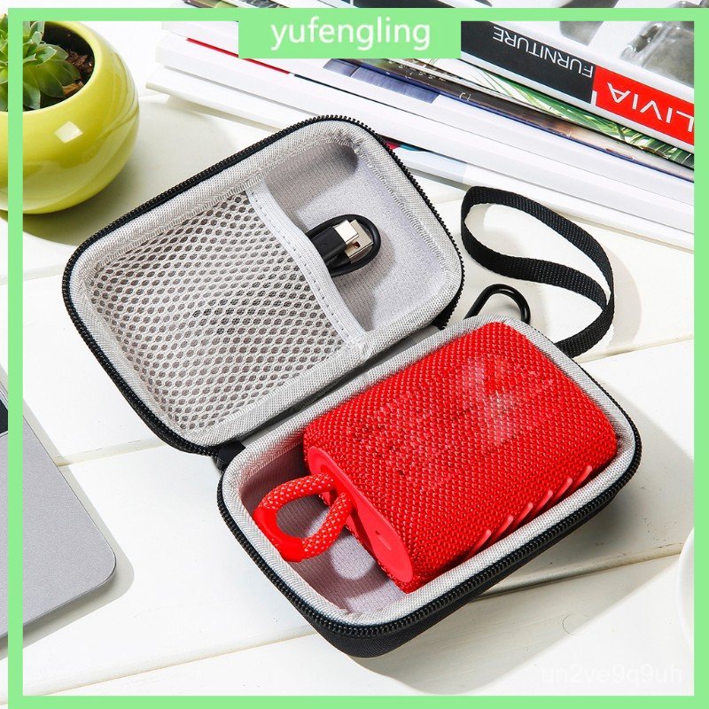 LING Exquisite Hard EVA Outdoor Travel Case Storage Bag Carrying Box for-JBL GO3 GO 3 Speaker Case A