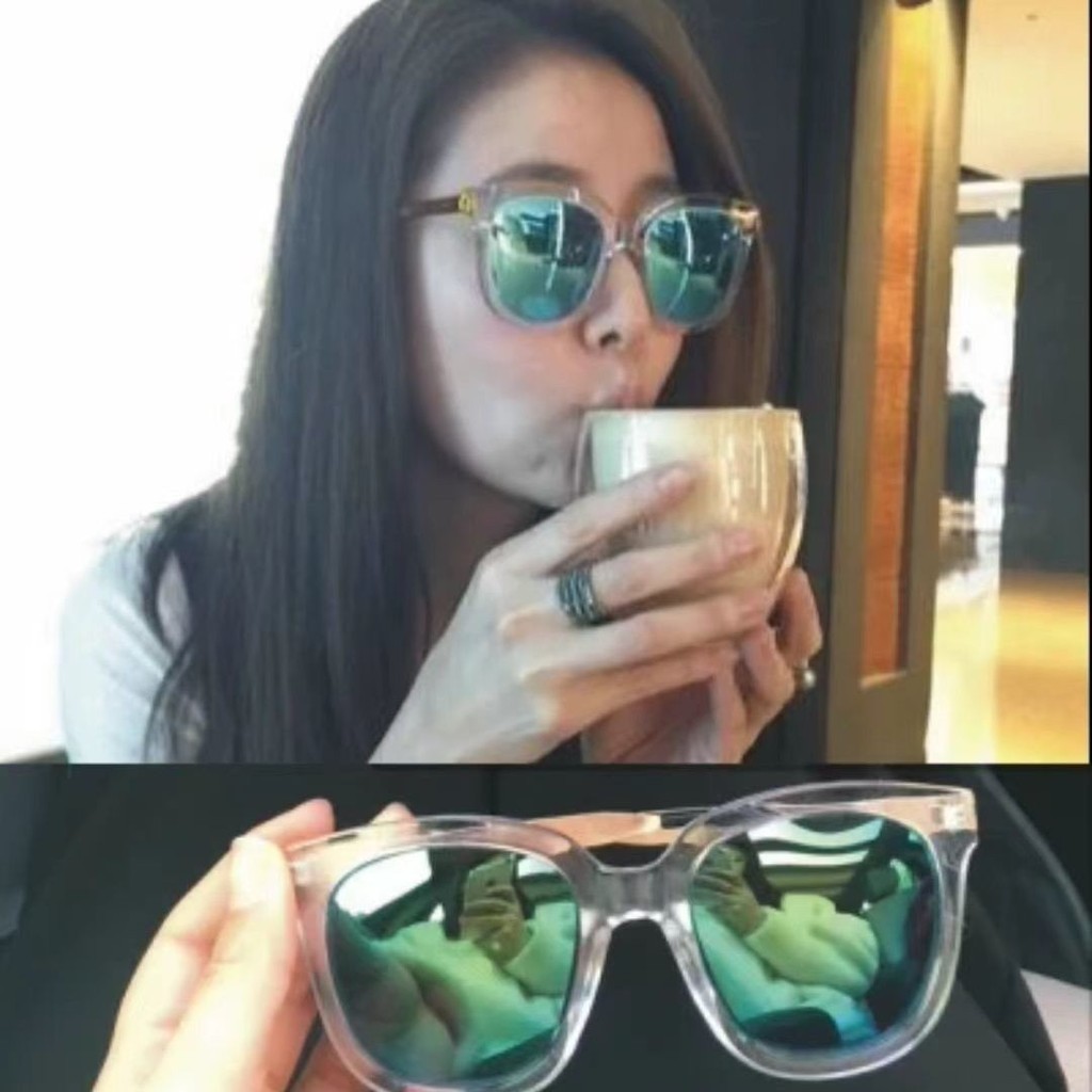 Yang Yang Mi แว่นตากันแดดรุ่น Retro สไตล์ Mercury หมึกคราบ สามารถปรับองศาได้ รหัส 0318PSMJ01