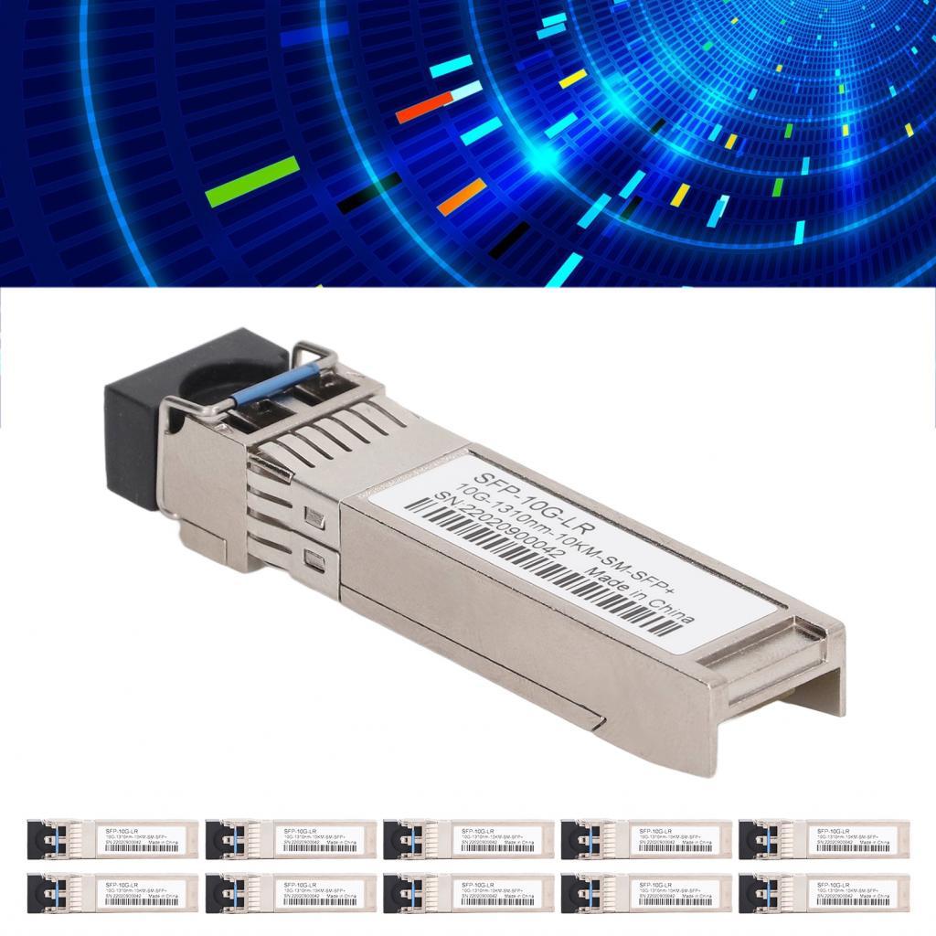 ชุดโมดูล Gigabit 10PCS ออปติคอลพร้อมอินเทอร์เฟซ RJ45 สำหรับการสื่อสาร
