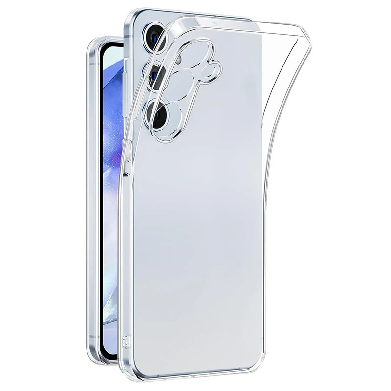 SAMSUNG เคสซิลิโคนใสสําหรับSamsung Galaxy 26Ultra Edge FE S21 22 23 24 25 PlusฝาครอบบางS8 S9 S10+ S20