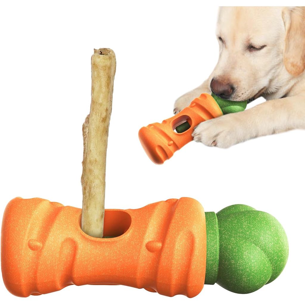 Bully Stick Holder for Dogs - ของเล่นเคี้ยวที่ปลอดภัยป้องกันการสําลักและปลายกลืน | ทนทาน เครื่องล้าง