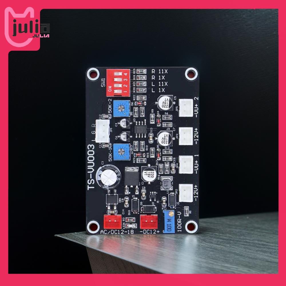 TS VU003 VU Meter Driver Board AC DC 12 V-18 V ปรับ VU Meter Driver แผงความถี่สูง Low-Pass Power Amp