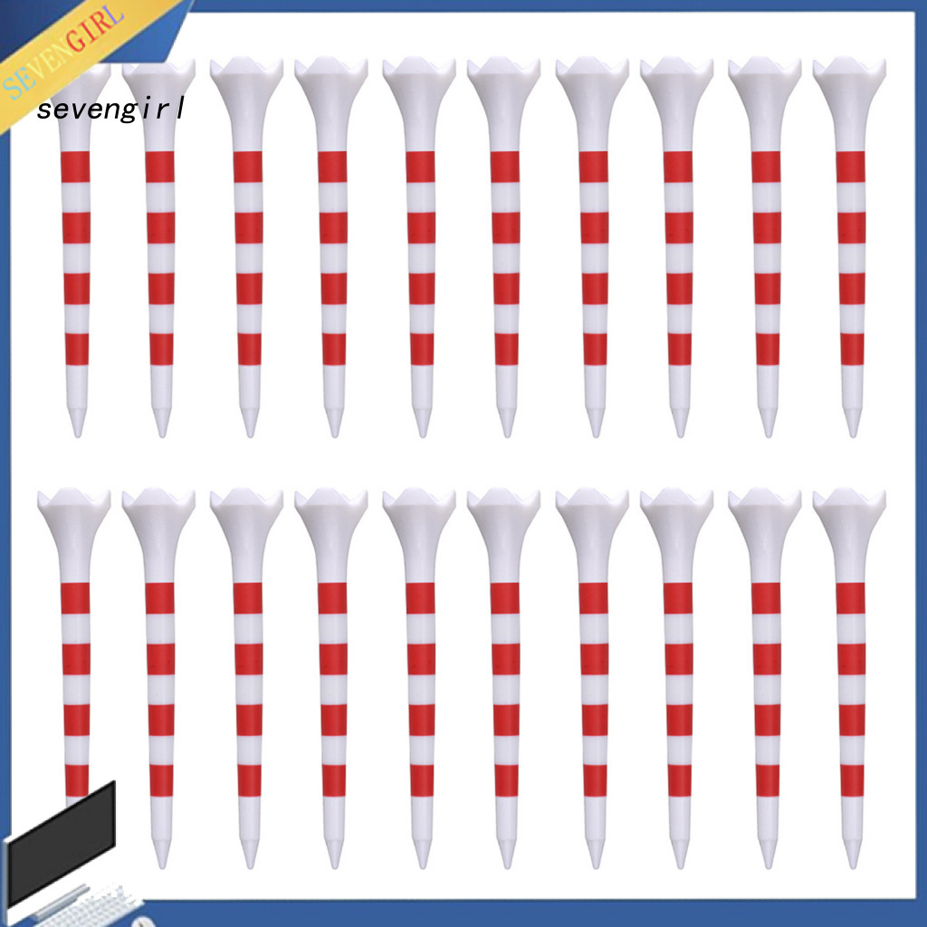 SEV High Stability Golf Tees Stable Golf Tees 20pcs Golf Tees ชุด – ทนทาน High Stability ต่ําหักสั้น