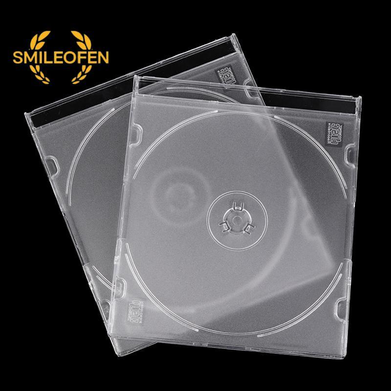 [Smileofen] CD Storage Case Transparent Stand ที่วางอะคริลิคสําหรับ CDs DVD Storage Holder โปร่งใสให