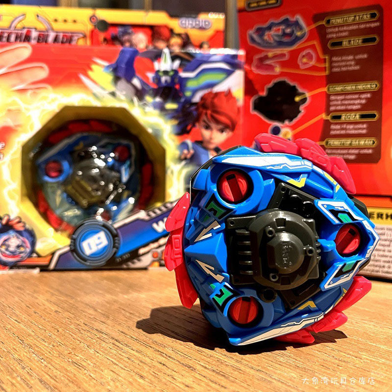 beyblade x ของแท้ beyblade x samurai saber ไฟฟ้าเหนี่ยวนําด้านบนที่ถอดออกได้หมุนของเล่นเด็ก