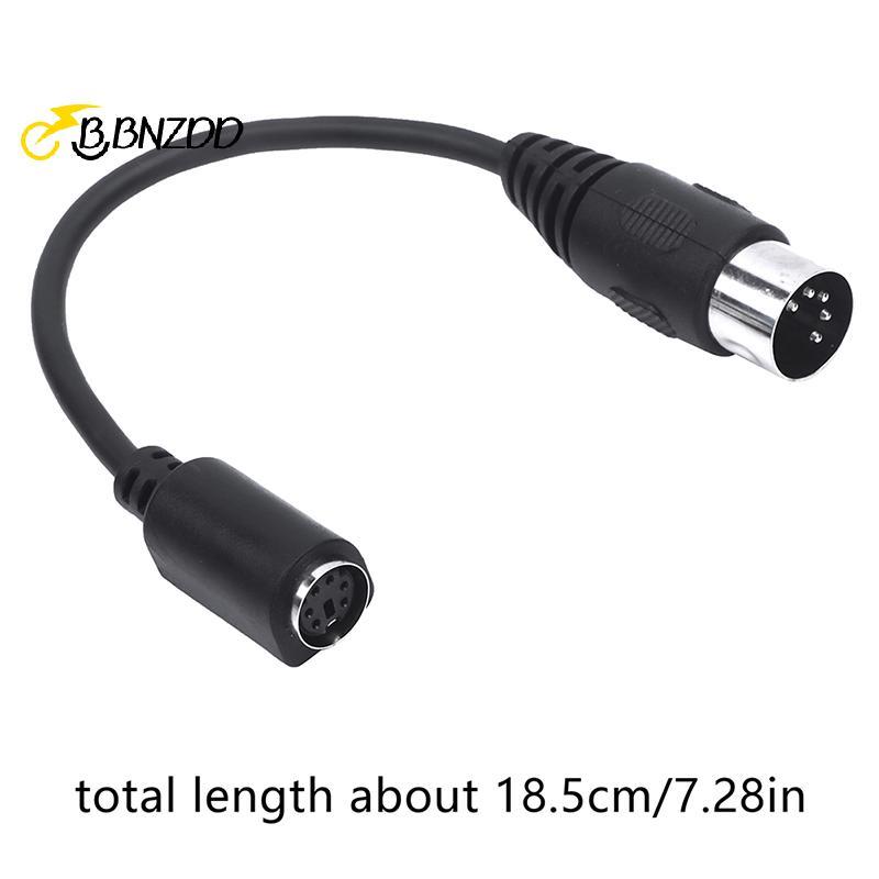 [BBNZDD] MD 6-pin Female to DIN 5-pin Male Cable Ps2 Keyboard and Mouse Transmission Cable BVAH