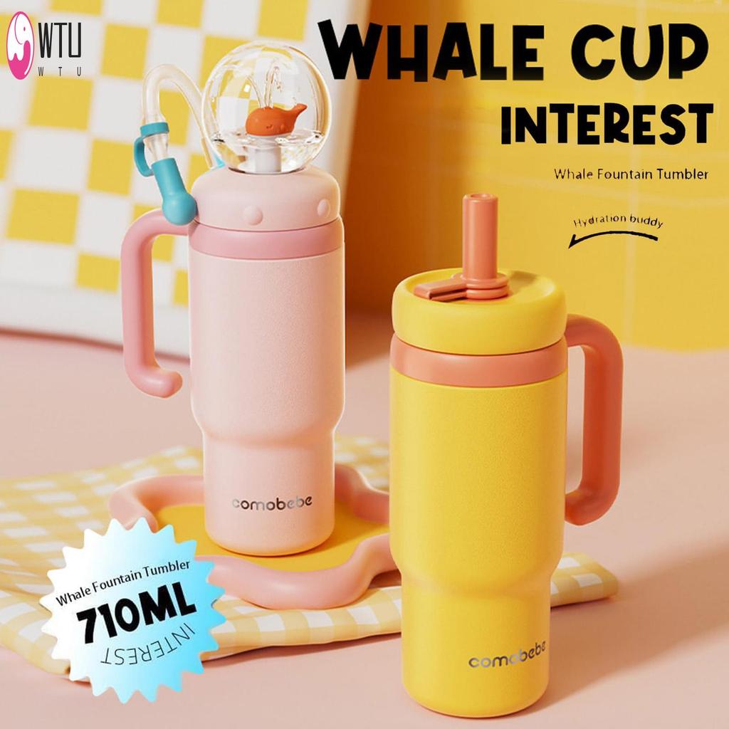 ขวดน้ําปลาวาฬสแตนเลส 316 710 มล. - ถ้วย 2 ลิตรสําหรับเล่นกีฬาตั้งแคมป์กลางแจ้ง