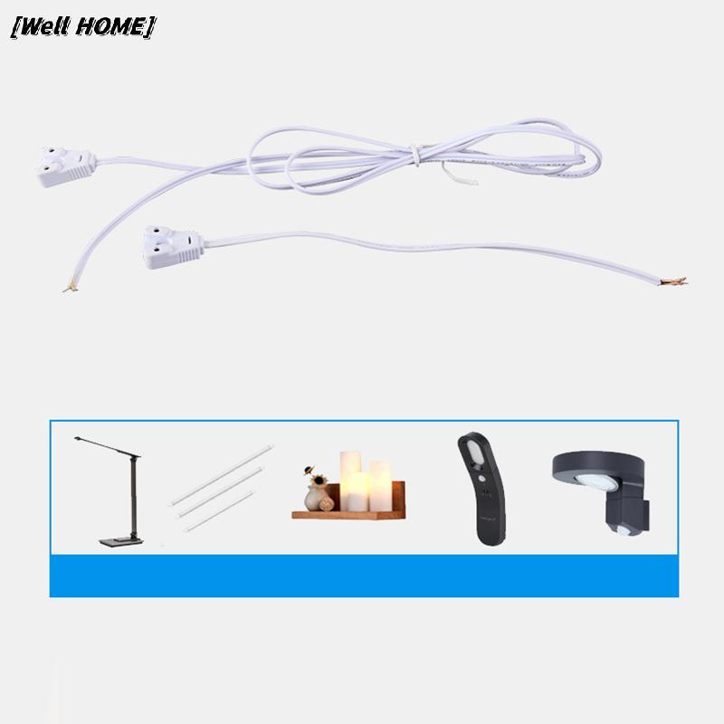 [Well HOME] 10 ชิ้น T8 ผู้ถือโคมไฟ T8 ไฟฐานสายไฟกล่องโคมไฟ Soet ผู้ถือสายเคเบิลสําหรับ T8 หลอดเรืองแ