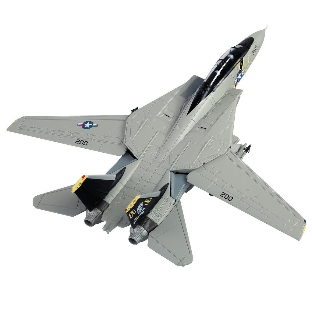 F14 Tomcat Fighter เครื่องบินโลหะผสม Static รุ่นผลิตภัณฑ์สําเร็จรูปปีกตัวแปรพร้อมอาวุธฟรีรุ่นเครื่อง