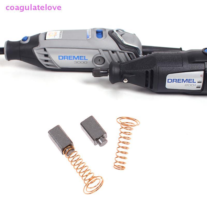 Coagulatelove 2 ชิ้นคาร์บอนแปรงมอเตอร์สําหรับ Dremel 3000 200 สําหรับมอเตอร์โรตารี่ไฟฟ้าเครื่องมือแปรงซ่อมส่วน [HOT]