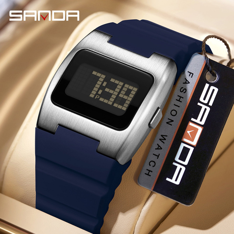 SANDA นาฬิกาข้อมืออเนกประสงค์ - Chronograph, EL Luminous, Date/Week, 12/24H
