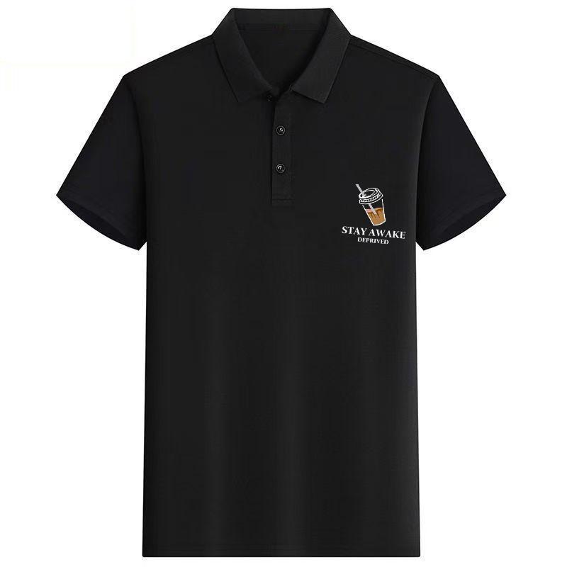 【จัดส่งจากกรุงเทพฯภายใน 24 ชั่วโมง】POLO  ผู้ชายสามารถสวมใส่ผู้หญิงสามารถสวมใส่  เสื้อโปโลผู้ชายสีขาวสไตล์มินิมอล ผ้าลื่น
