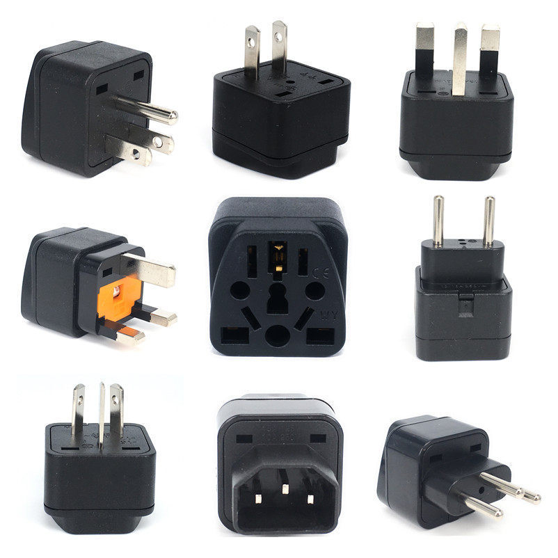 ปลั๊กแปลง universal travel adapter Universal CE Kr american european power plug adapter AU EU