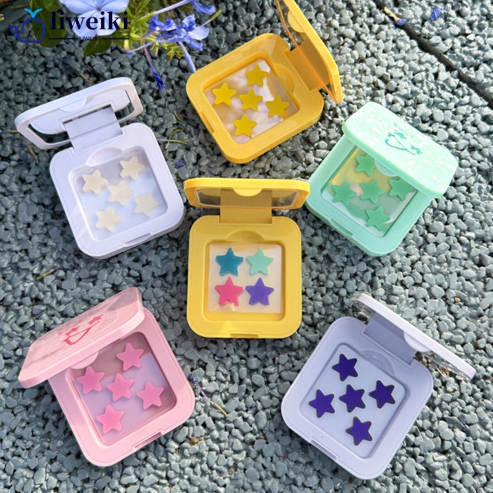 LIWEKI Star Design Pimple Patch กระจกแต่งหน้าสีสันสดใส Hydrogel Blemish คอนซีลเลอร์สิว Spot Treatmen