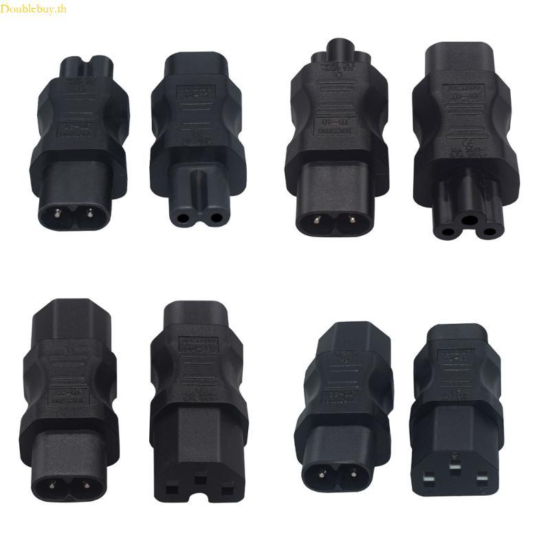 Doublebuy C7 ถึง C8 อะแดปเตอร์ตรงสายเคเบิลอะแดปเตอร์ C8 ถึง C7 C8 ถึง C13 C8 ถึง C15 C8 ถึง C5