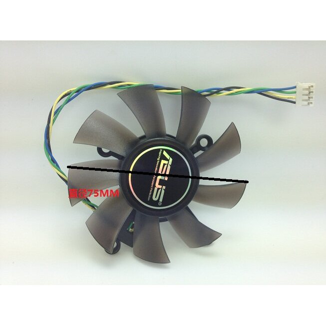 Asus 450 GTX460 550TI 560 HD4790 6670 6850 7770 7780 พัดลมการ์ดกราฟิก