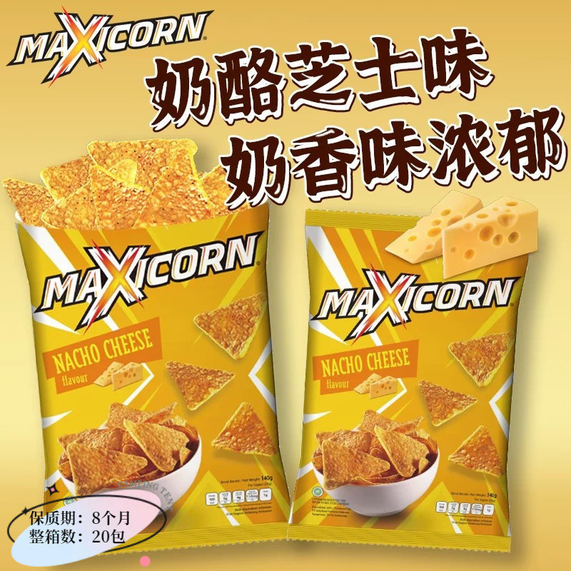 MAXICORN อินโดนีเซีย Doritos Max ชีสชีสคอร์นเฟลกส์ของว่าง Doritos Corn LS4326 @