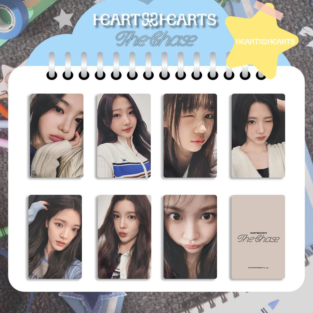 Hearts2hearts Merchandise Photocard Combination Photocard Bonus s2u อัลบั้ม chaseh2h การ์ด Y4MZ