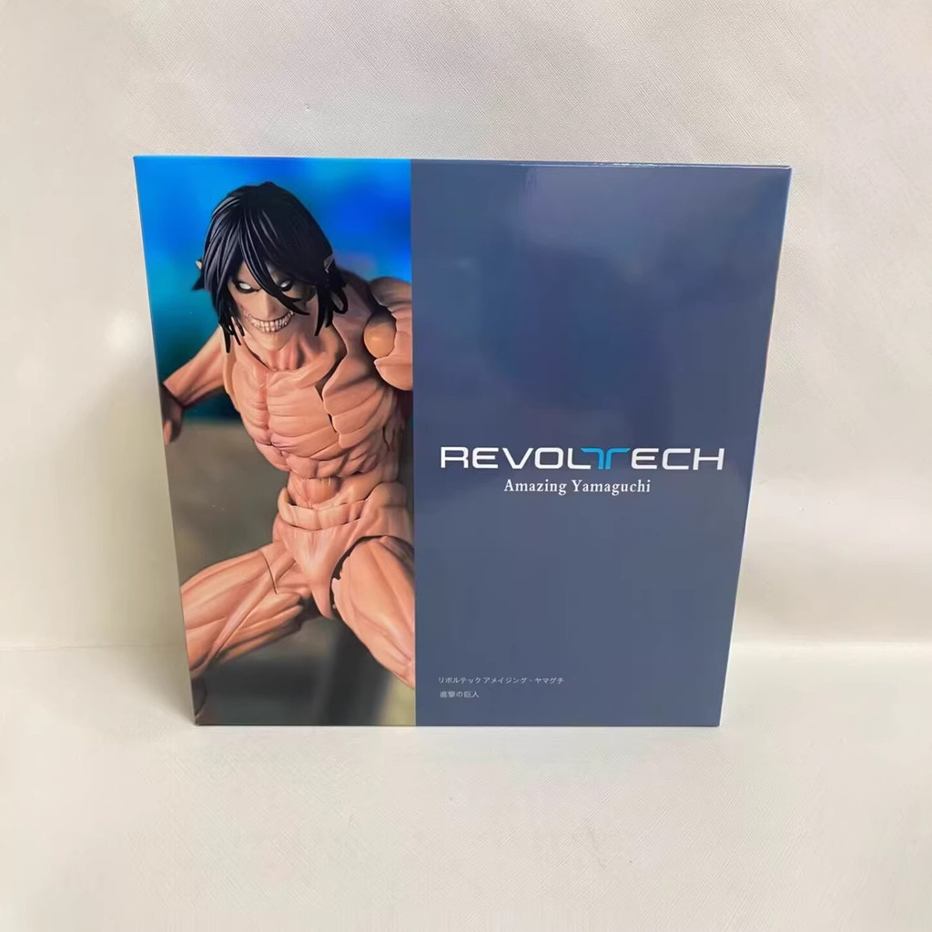 Kaiyodo Revoltech Amazing Yamaguchi Attack on Titan Attack Titan Eren Yeager Action Figure PVC รุ่น