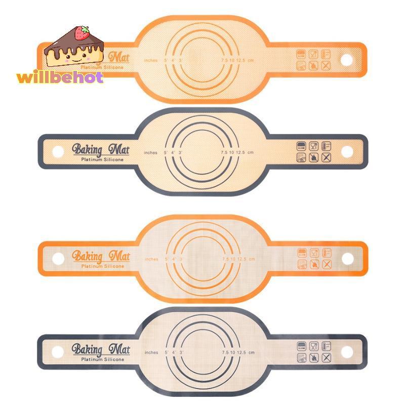 [Willbehot-t] ซิลิโคนขนมปังสลิงสําหรับเตาอบ Dutch Liners Reusable Non Sti Baking Mat Easy Release เครื่องทําขนมปังเครื่องมือห้องครัว [ใหม่]
