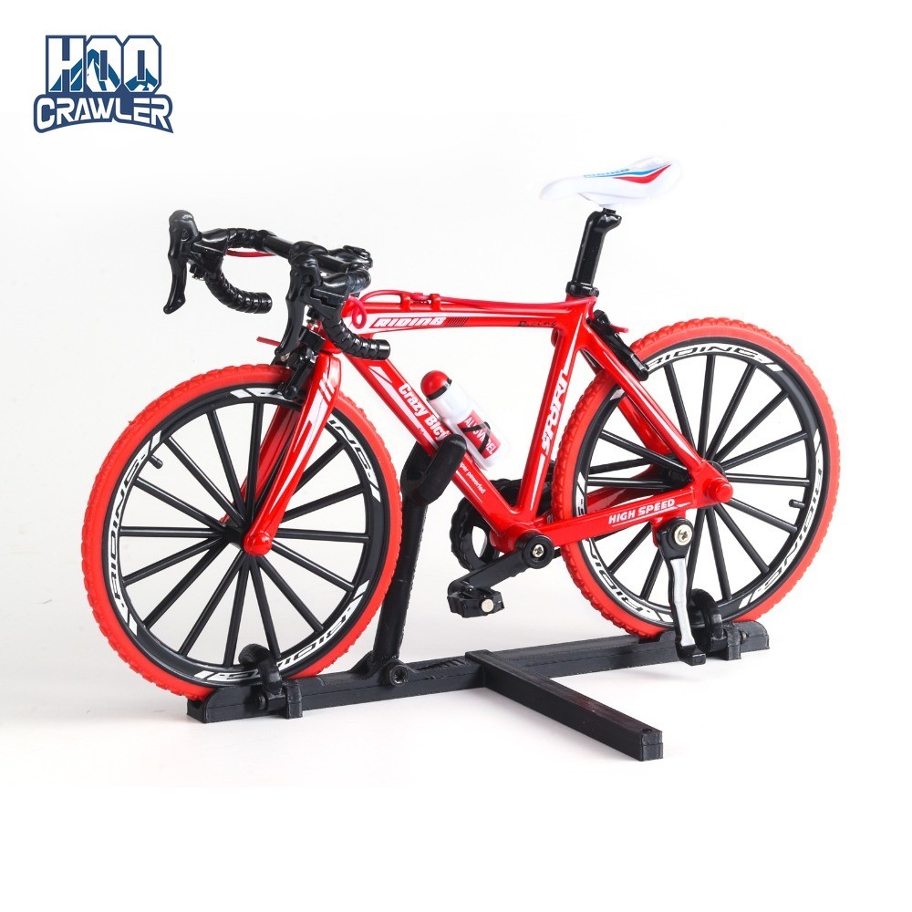 1/10 RC จําลองจักรยาน Rack Mini Scale จักรยานด้านหลัง Rack โลหะจักรยานตกแต่งสําหรับ 1/8 1/10 RC Craw