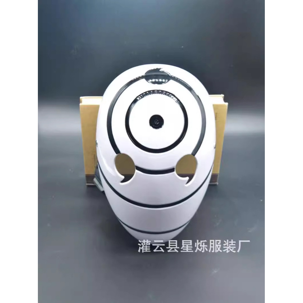 หน้ากาก 'Naruto' สไตล์ 'Uchiha Madara' และ 'Obito' พร้อมไฟสำหรับงานฮาโลวีนและคอสเพลย์