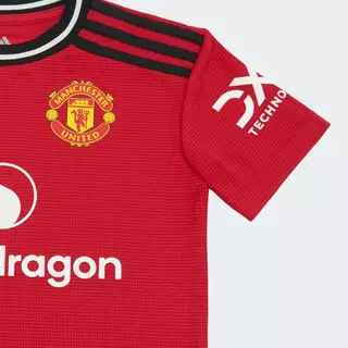 adidas ฟุตบอล เสื้อฟุตบอลสำหรับแฟนทีมแมนเชสเตอร์ยูไนเต็ดสำหรับเด็กโต เด็ก สีแดง KR2572