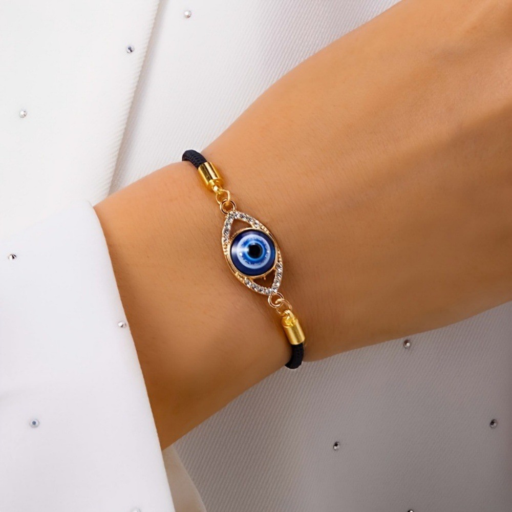 bracelet สร้อยข้อมือ Evil Eye เพศใดก็สวมได้ ของขวัญมิตรภาพและคู่รัก