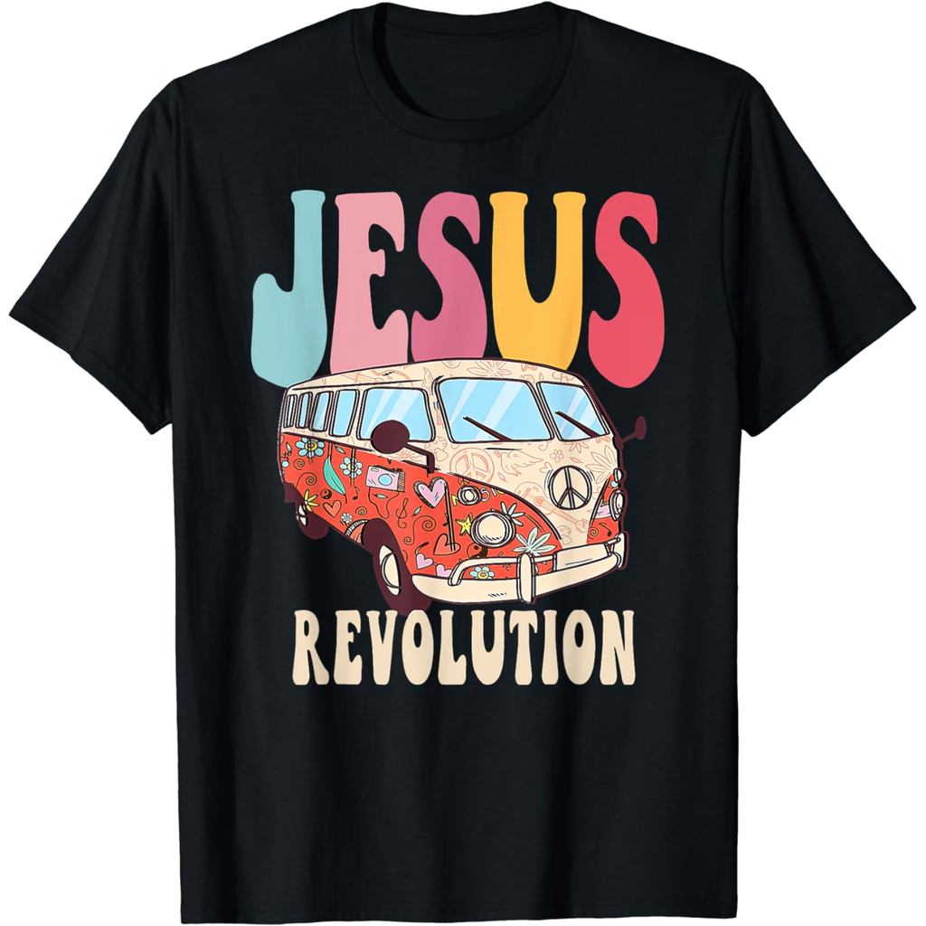 Boho Jesus Revolution, Christian Faith Based Jesus Costume T-Shirt  Men T Shirt  Camisetas  Ropa Hom