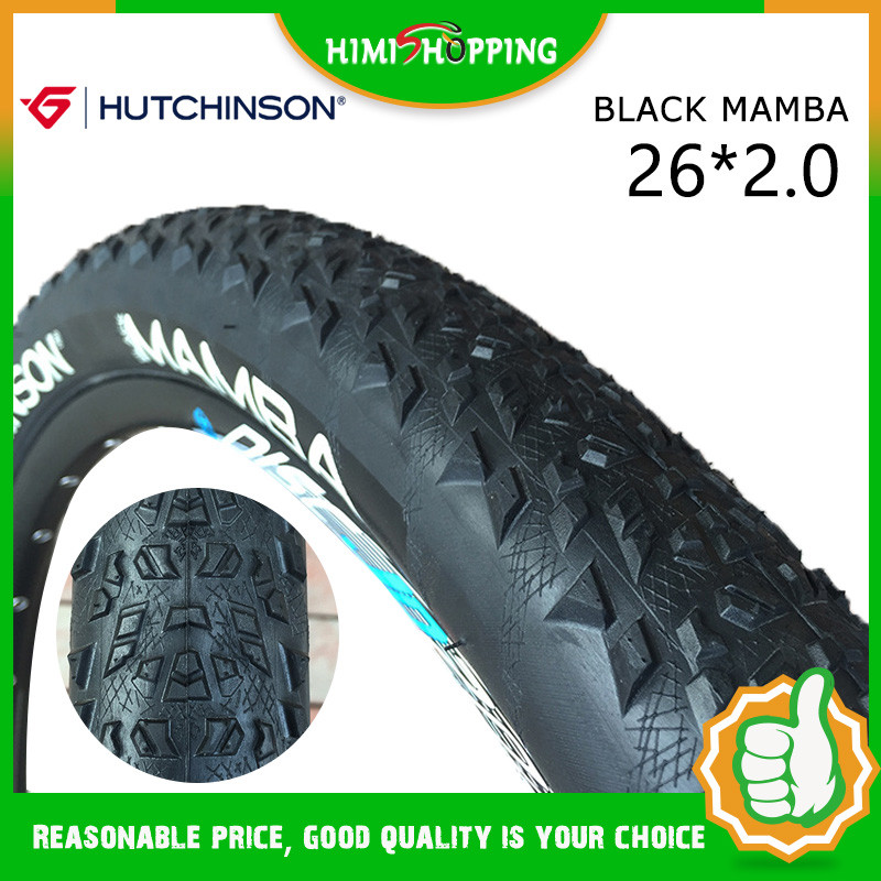 READY STOCK1PC HUTCHINSO Tirys 26 *2.0 สีดํา MAMBA ยางจักรยานเสือภูเขา HU-020 พับร่ม 26 นิ้วสวมใส่ MTB ยางขี่จักรยานอุปกรณ์เสริม