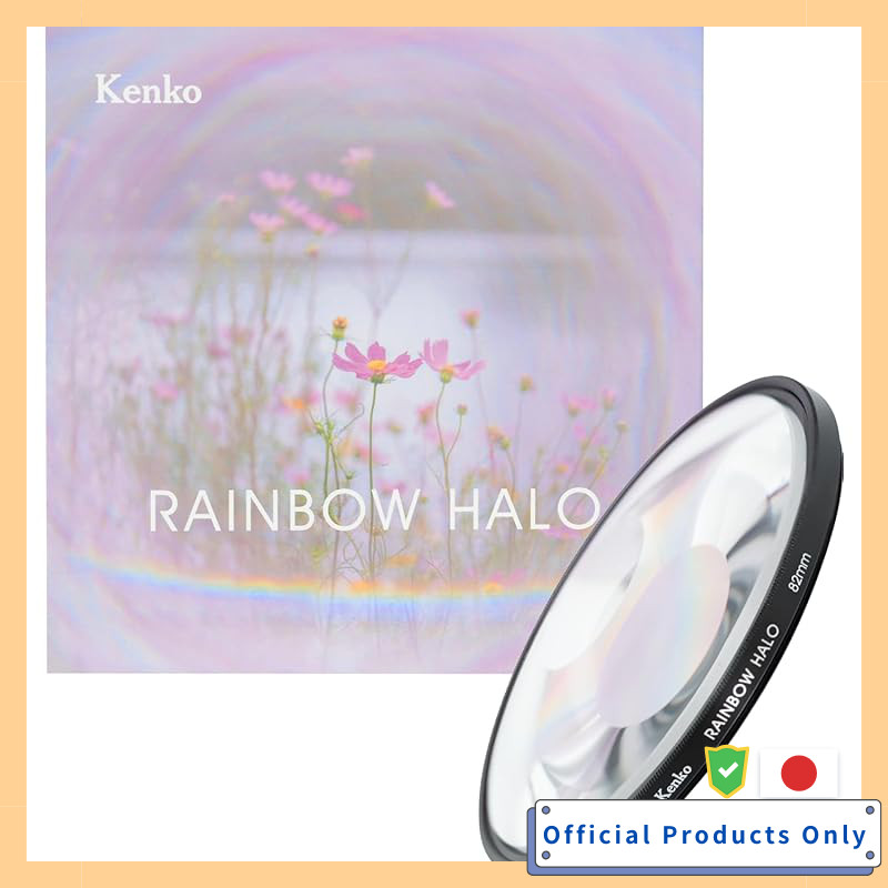 Kenko Prism Filter Rainbow Halo 82mm Swirl Bokeh Effect & Light Ring Effect with Soft Case Glass 738