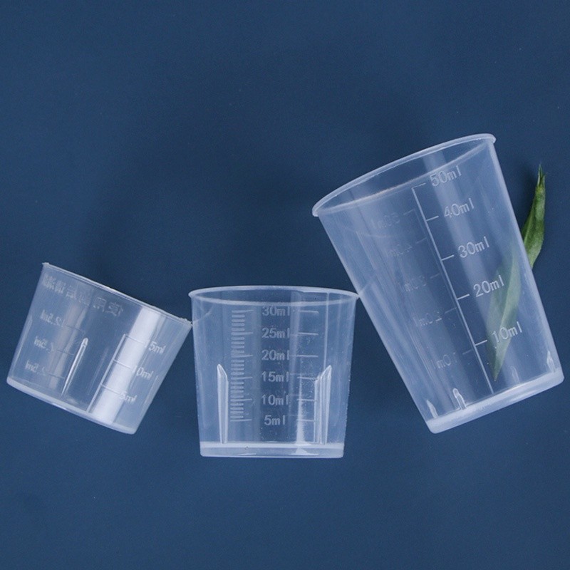 ถ้วยตวงพลาสติก ถ้วยตวงพลาสติก ปริมาณ 100ml, 50ml, 30ml-WIOTT