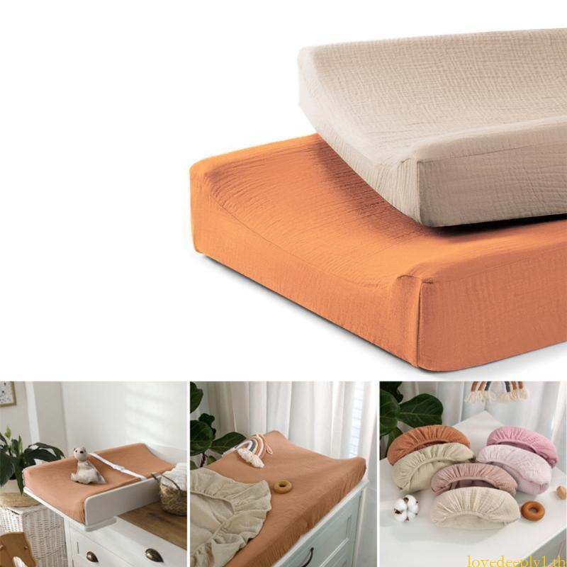 Love 2 ชิ้นชุดผ้าอ้อมเด็กเปลี่ยน Pad Sleeve Case Reusable Nappy Changer Cover Soft