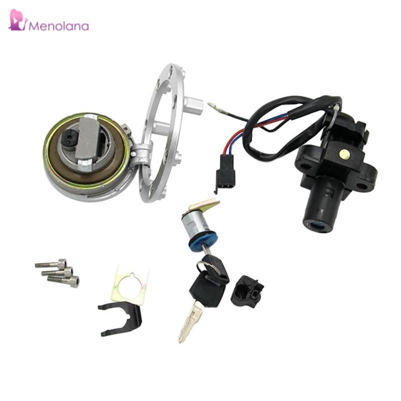 [Menolana] สวิตช์จุดระเบิดฝาครอบแก๊สชุดล็อคกุญแจสําหรับ Honda VT250 MC20 SPADA