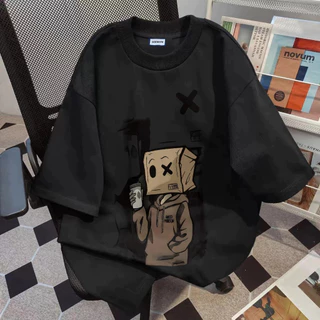 TEE·SHOP🍀 เสื้อยืด Oversize ลาย 'OX BOY' สไตล์เกาหลี เท่ห์มาก ใส่ได้ทั้งชายหญิง ผ้านุ่มสบายตัวทั้งวัน รองรับ COD 📦