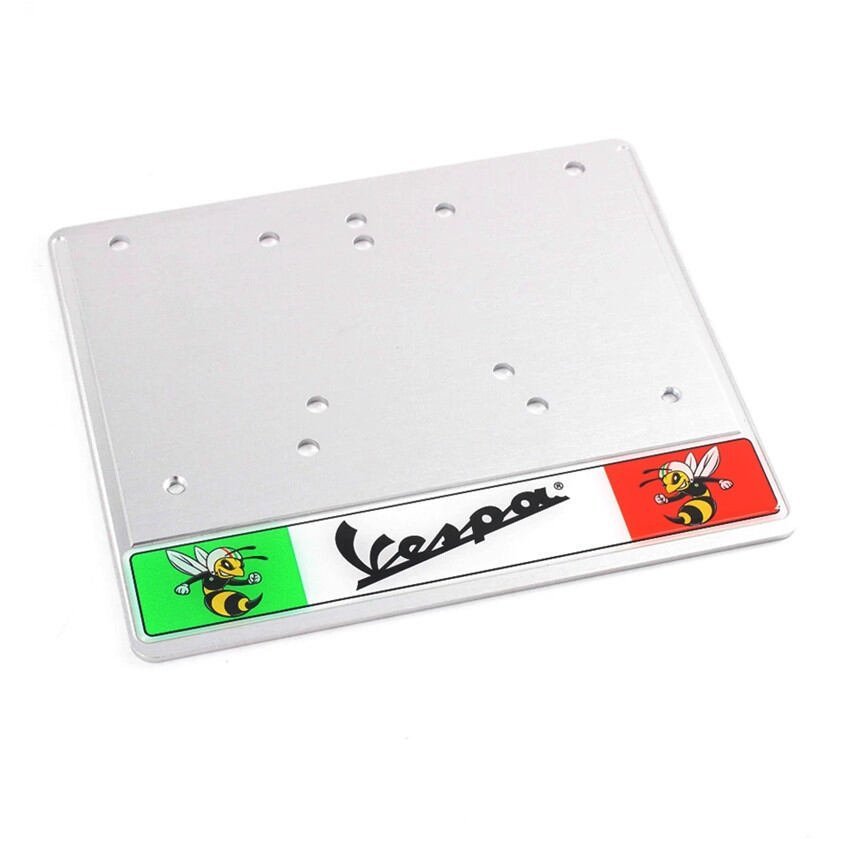 ที่วางป้ายทะเบียนสําหรับ Piaggio VESPA Scooter GTS GTV LX Primavera Sprint PX 50th Anniversary