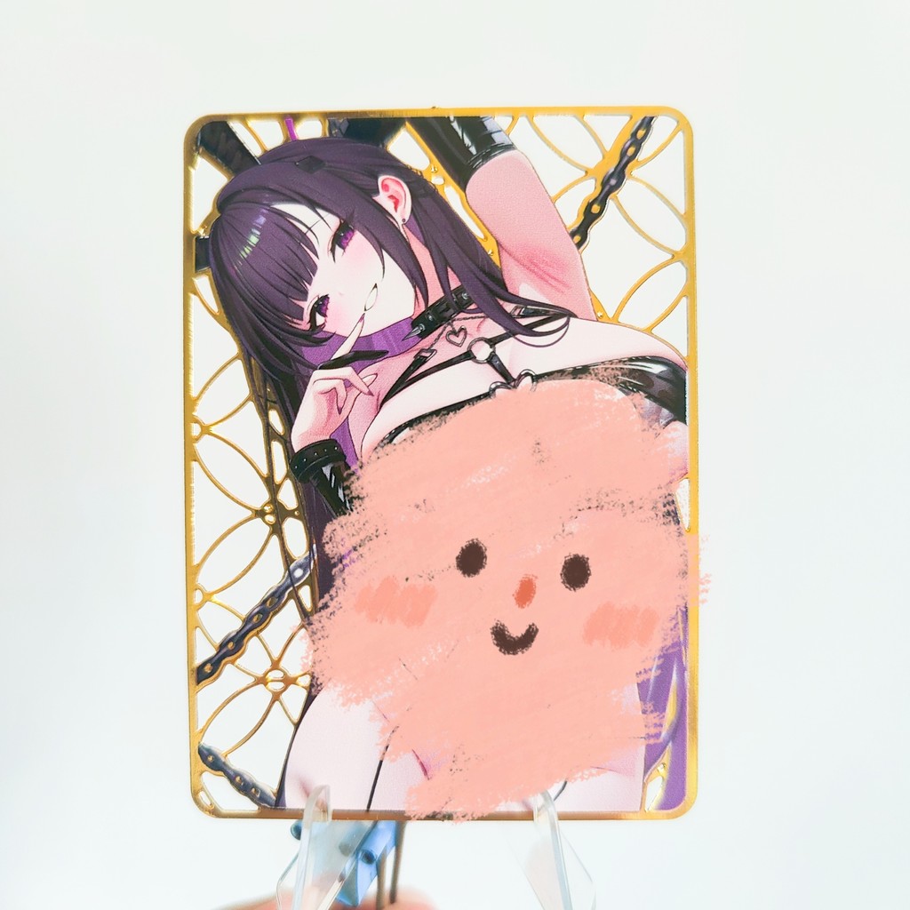 Goddess of Victory nikke Doujin สินค้าการ์ดโลหะกลวง Cinderella d Mihara ที่คั่นหนังสือใหม่