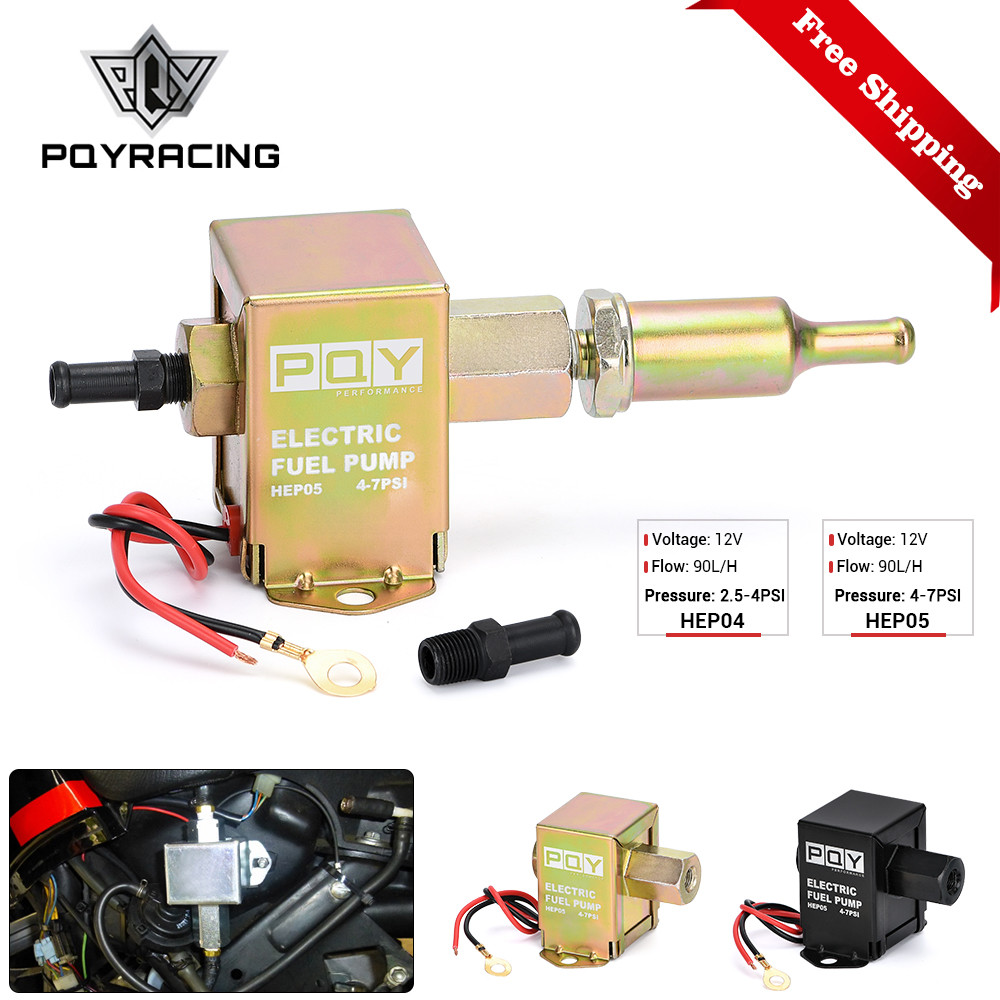 PQ อิเล็กทรอนิกส์ 12V ปั๊ม 2.5-7PSI ความดัน 90LPH แก๊สเบนซินดีเซลใช้งานร่วมกับ FEP12SV E8012S สําหรั