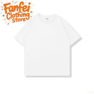 จัดส่งตลอด 24 ชั่วโมง Fanfei เสื้อยืดผ้าฝ้ายลำลอง เสื้อยืดแขนสั้น เสื้อคอกลมลายแมว Godzilla เสื้อคู่รัก ผ้าคอตตอน 100%