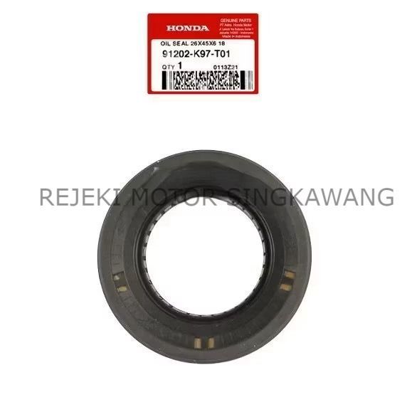 [RM] ซีลเพลาข้อเหวี่ยงซ้าย 26x45x6 Honda PCX 150 K97 ORIGINAL 91202-K97-T01