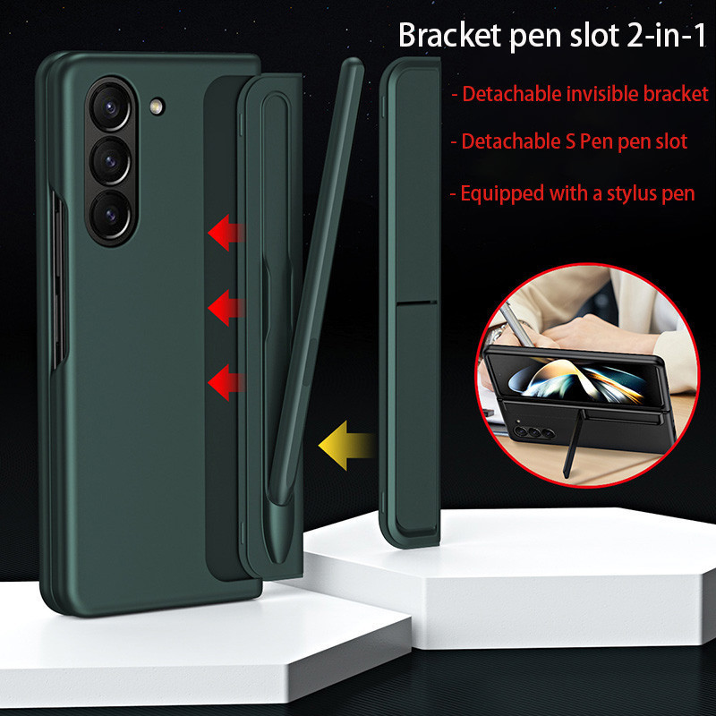 ใหม่สําหรับเคสโทรศัพท์ Samsung Galaxy Z Fold7 Fold7/6/5/4/3 พร้อมช่องเสียบปากกาเคส 2-in-1 พร้อมปากกา Fold 7 เปลือกป้องกันการตก
