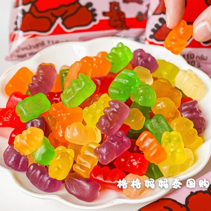Modeling Gummy jolly Food Candy Sour Zero Bear Bear Candy Hard d Gummy Bear Gummy Bear Sand